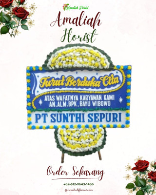 Papan Bunga Duka di Juata Kerikil