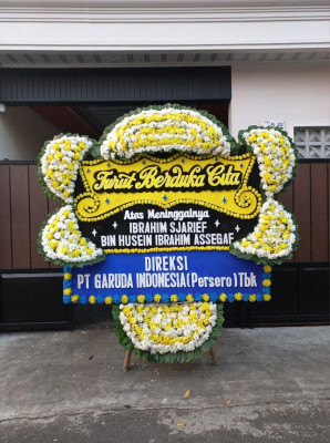 Papan Bunga Duka di Juata Kerikil