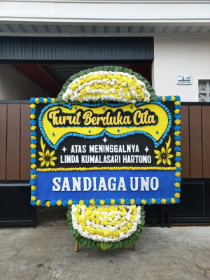 Papan Bunga Duka di Juata Kerikil